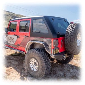 Jeep Wrangler JK Hardtop - TURN Offroad - Fastback 4-Piece - White - `07-`18